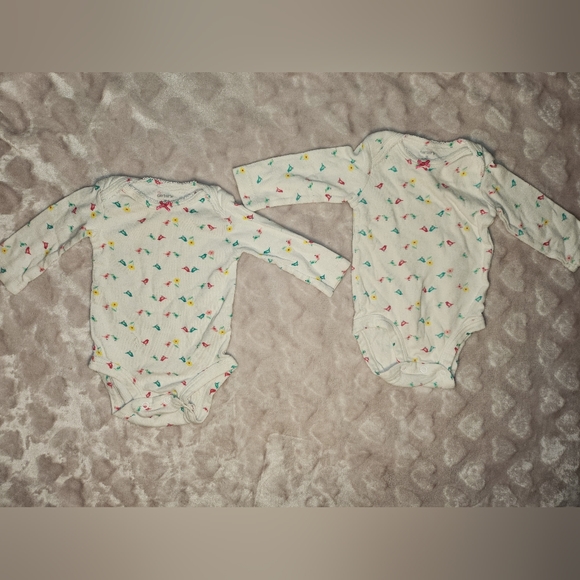 6 PC Set 3M Matching Sets Twins Baby Clothes Infant Lot $10 - Picture 4 of 5